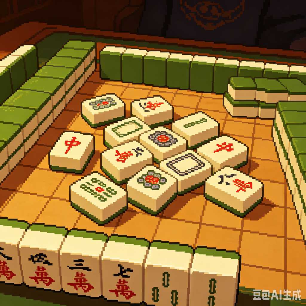 color box mahjong set packing